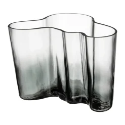 Vases<Iittala Vase Alvar Aalto Limited Edition 140 mm, Transparent-gris foncé
