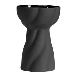 Vases<Cooee Design Vase ampoule Twist 12,8 cm, Noir