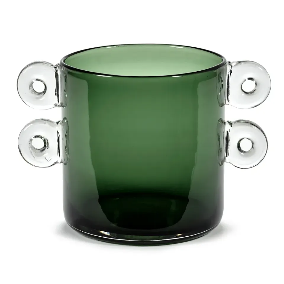 Vases<Serax Vase avec anse Wind & Fire 18 cm, Dark green