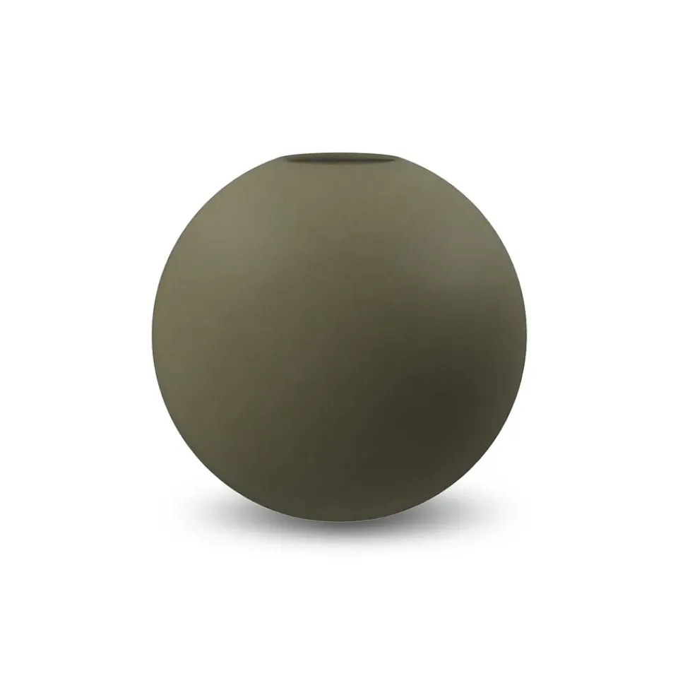 Vases<Cooee Design Vase Ball olive, 10 cm