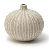 Vases<Lindform Vase Bari, Stonestripe brown medium rough, S