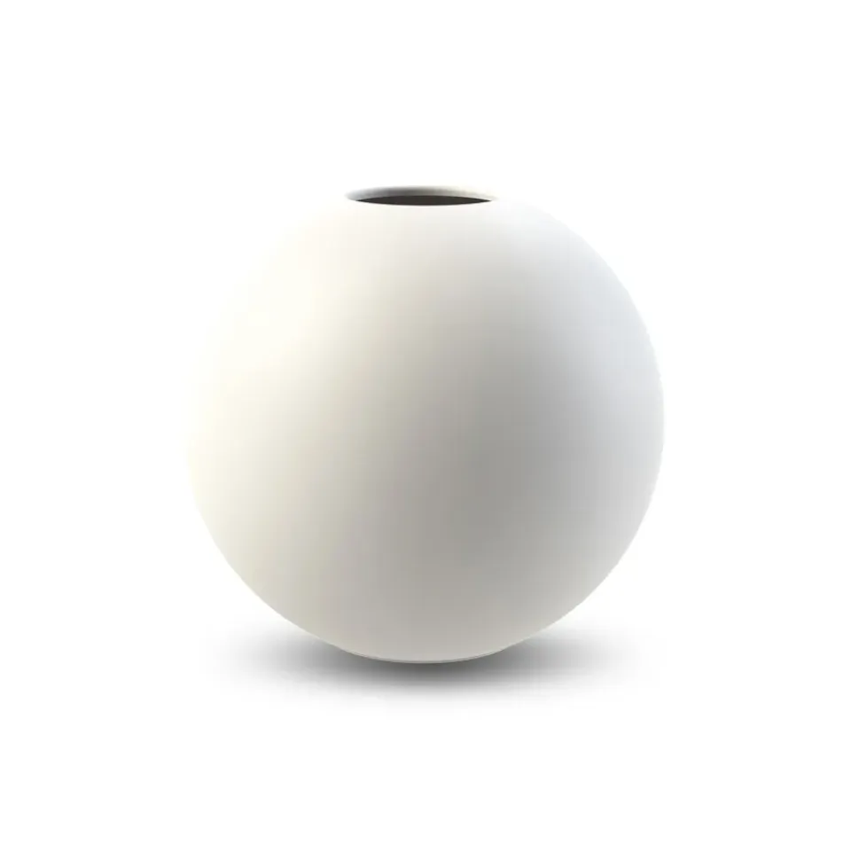 Vases<Cooee Design Vase blanc Ball, 10 cm