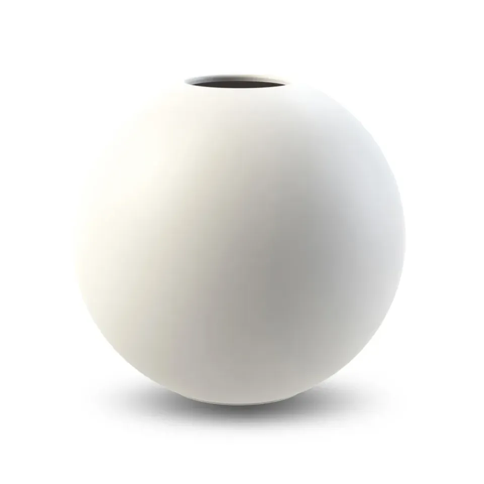 Vases<Cooee Design Vase blanc Ball, 20 cm