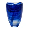 Vases<Kosta Boda Vase Contrast 200 mm, Bleu-bleu