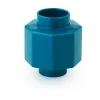 Vases<Normann Copenhagen Vase Deko Object H5 Hexagon, Petrol Blue