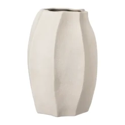 Vases<ERNST Vase en grès Ø15x23 cm, Blanc naturel