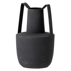 Vases<Bloomingville Vase en métal avec poignée 20,5 cm, Noir