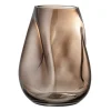 Vases<Bloomingville Vase en verre 26 cm, Marron