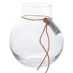 Vases<ERNST Vase en verre Hauteur 14 cm Ø 13cm, transparent