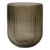 Vases<DBKD Vase en verre Simple Stripe brown, Small