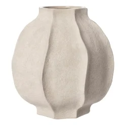 Vases<ERNST Vase à rayures bosselées, H24 cm Ø24 cm