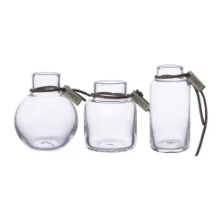Vases<ERNST Vase en emballage cadeau 3 pièces, Clair