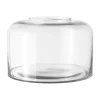 Vases<Scandi Living Vase Flourish Ø30x20 cm, Transparent