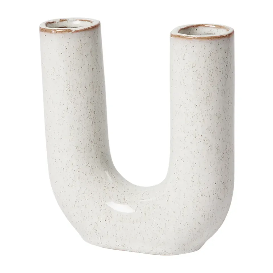 Vases<Broste Copenhagen Vase Hector U Ø16 cm, Rainy day grey