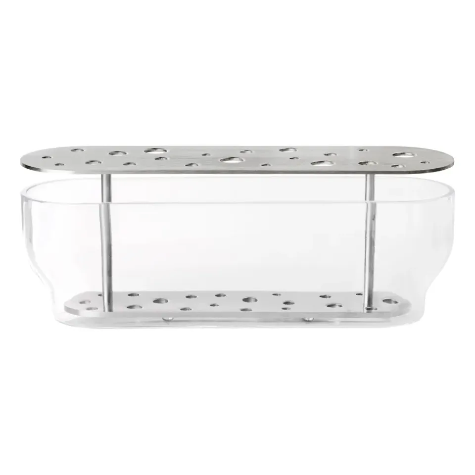 Vases<Fritz Hansen Vase Ikebana acier inoxydable, Long