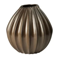 Vases<Broste Copenhagen Vase large L 30 cm., Brun
