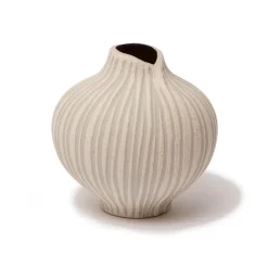 Vases<Lindform Vase Line, Sand white stone stripe, medium