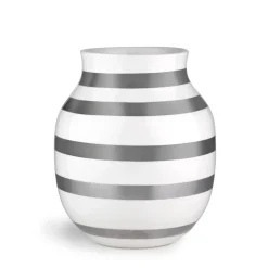 Vases<Kähler Vase Omaggio argent, moyen