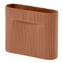 Vases<Muuto Vase Ridge 16,5 cm, Terracotta