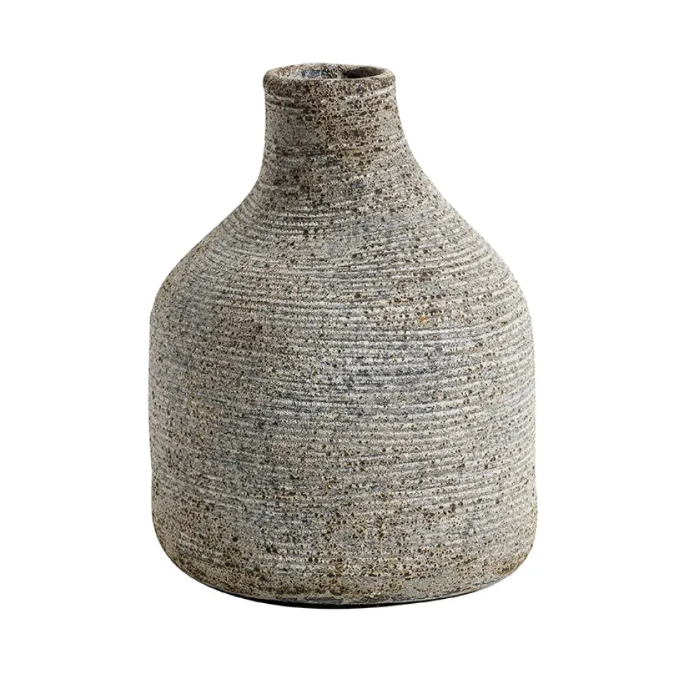 Vases<MUUBS Vase Stain Petit, Gris-marron