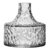 Vases<Skrufs Glasbruk Vase structure Kolonn, 11 cm