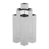 Vases<Ferm Living Vase Tessera 3x3, Mirror polished