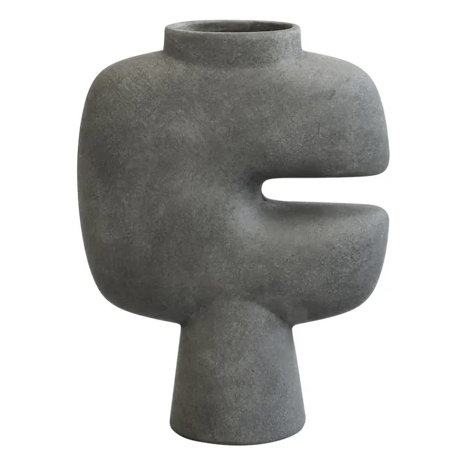 Vases<101 Copenhagen Vase Tribal medio, Gris foncé