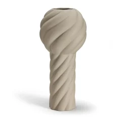 Vases<Cooee Design Vase Twist pillar 34 cm, Sand