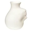 Vases<POLSPOTTEN Vase Upside-down Head 25 cm, Blanc