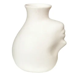 Vases<POLSPOTTEN Vase Upside-down Head 25 cm, Blanc