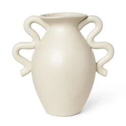 Vases<Ferm Living Vase Verso 27 cm, Cream