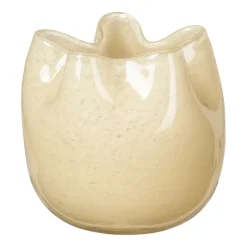 Vases<Broste Copenhagen Vase/Photophore Esther Ø9,8 cm, Anise flower yellow