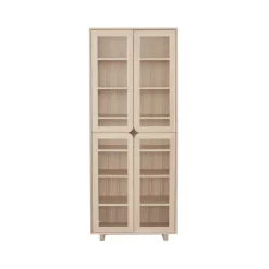 Vitrines & Présentoirs<1898 Vitrine haute Vidja, Chêne pigmenté blanc