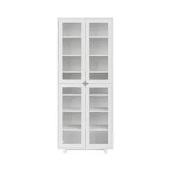 Vitrines & Présentoirs<1898 Vitrine haute Vidja, laqué blanc