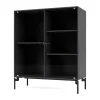 Vitrines & Présentoirs<Montana Vitrine Ripple II 69,6x82,2x30 cm, Anthracite - pieds Black