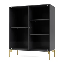 Vitrines & Présentoirs<Montana Vitrine Ripple II 69,6x82,2x30 cm, Anthracite-pieds Brass