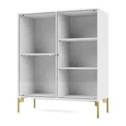 Vitrines & Présentoirs<Montana Vitrine Ripple II 69,6x82,2x30 cm, Snow-pieds Brass