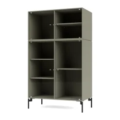 Vitrines & Présentoirs<Montana Vitrine Ripple III 69,6x117,6x38 cm, Fennel-pieds Black