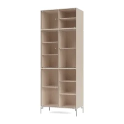 Vitrines & Présentoirs<Montana Vitrine Ripple IV 69,6x187,2x38 cm, Clay-pieds Chrome