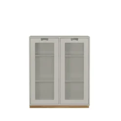 Vitrines & Présentoirs<Asplund Vitrine Snö E, Light grey, support en chêne, dj.42 cm