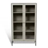 Vitrines & Présentoirs<Mavis Vitrine Volt 130 cm beige, Détails en noir
